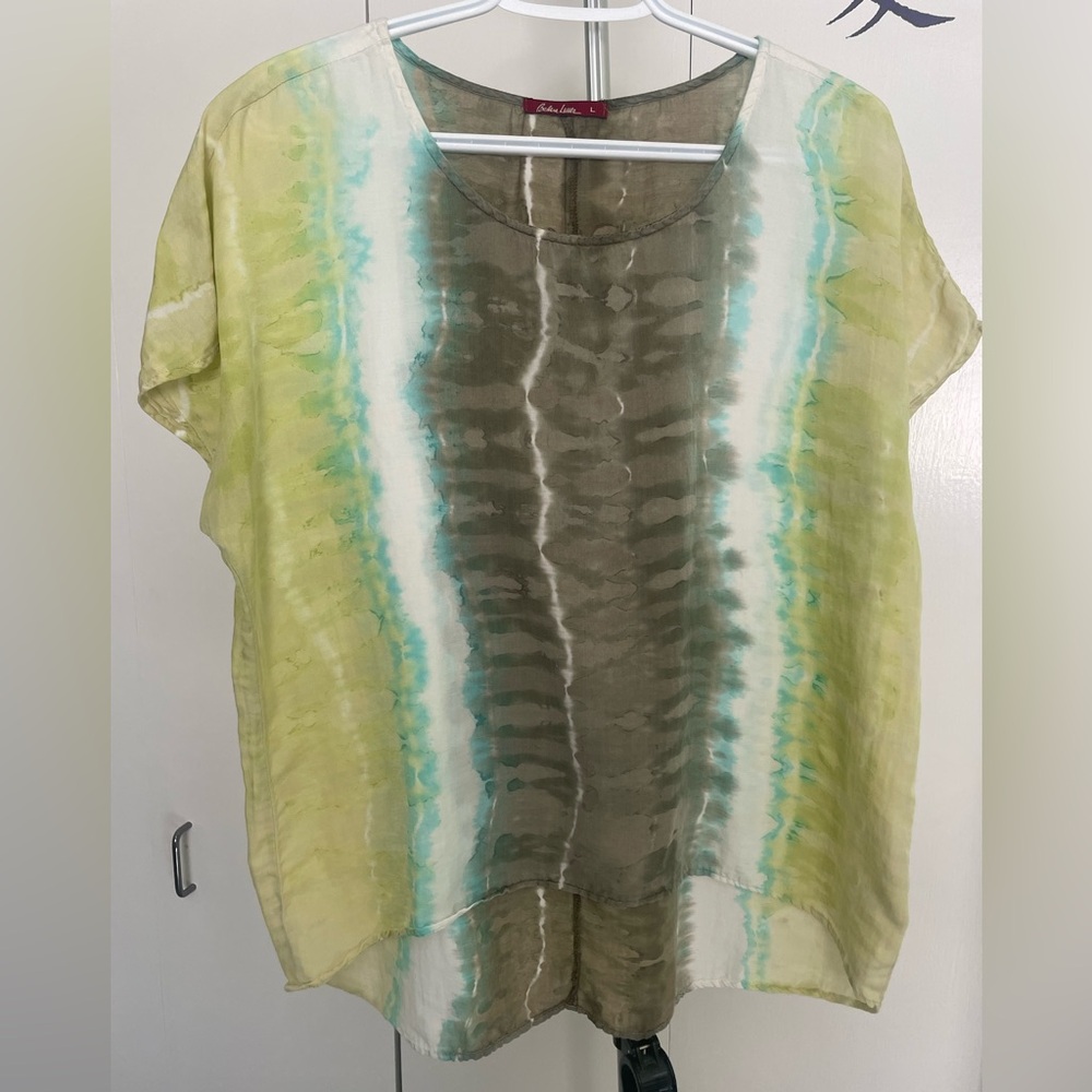 Barbara Lesser silk tunic Ladies L